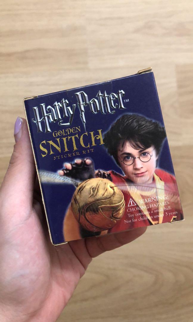 Harry Potter Golden Snitch Sticker Kit, Hobbies & Toys, Memorabilia & Collectibles, Fan