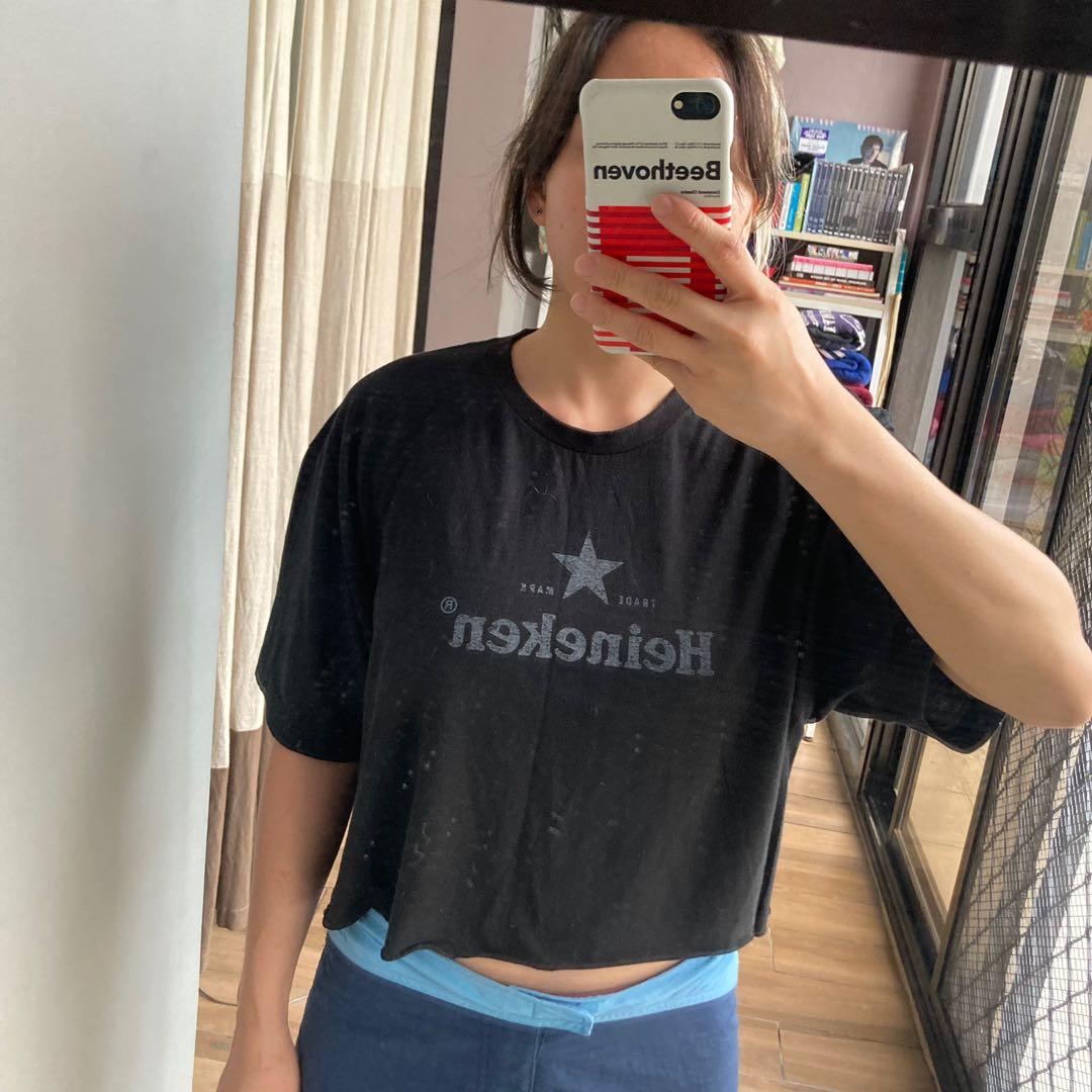 HEINEKEN CROPPED SHIRT (Category: Blouses) located in Imus. Submitted by shesleavinghome (Listing ID 1117699489, Image 1). Description: Message for more details.