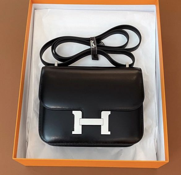Hermes Constance 18 Black Box GHW Sold – Ruelamode