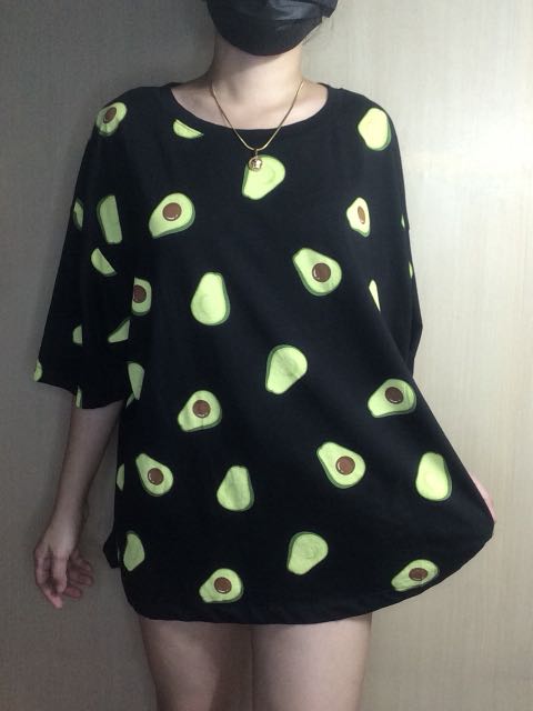 H\u0026M Avocado Printed shirt, Women's 