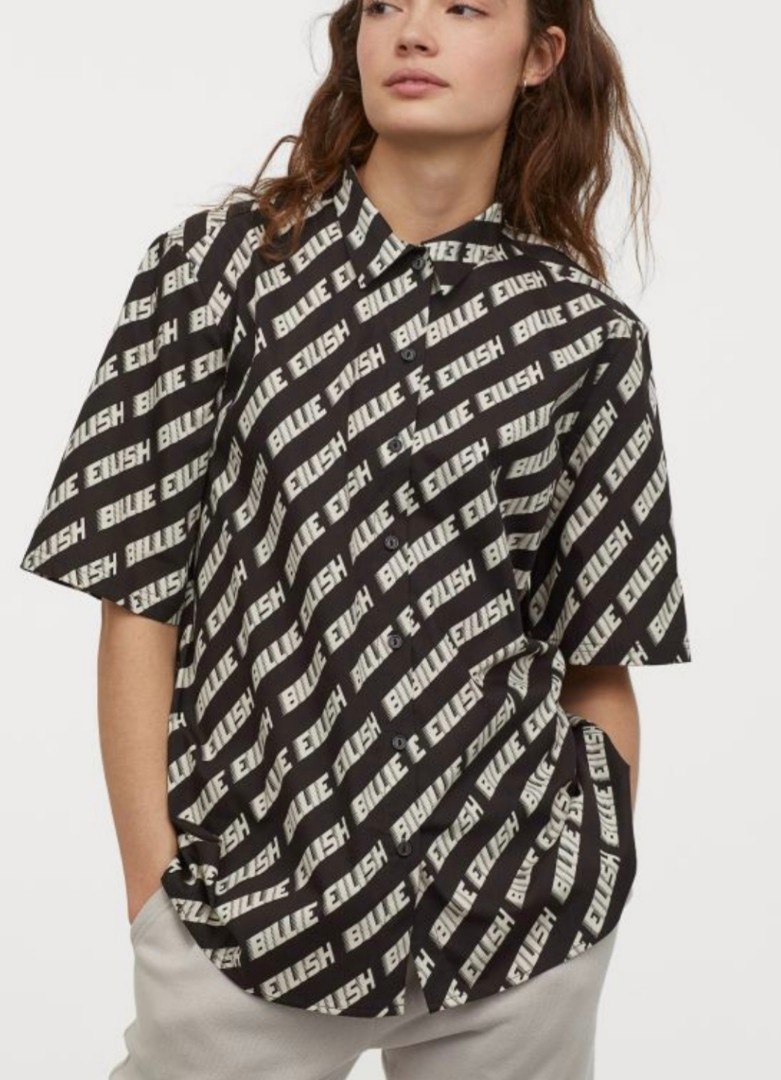 Camicia top billie eilish