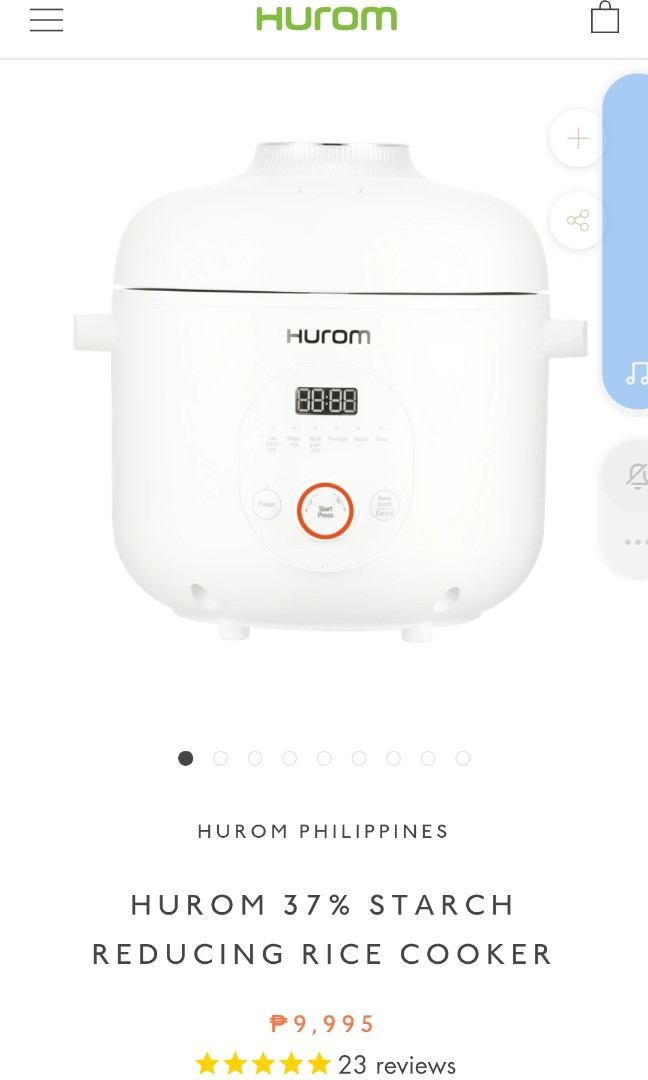 hurom rice cooker