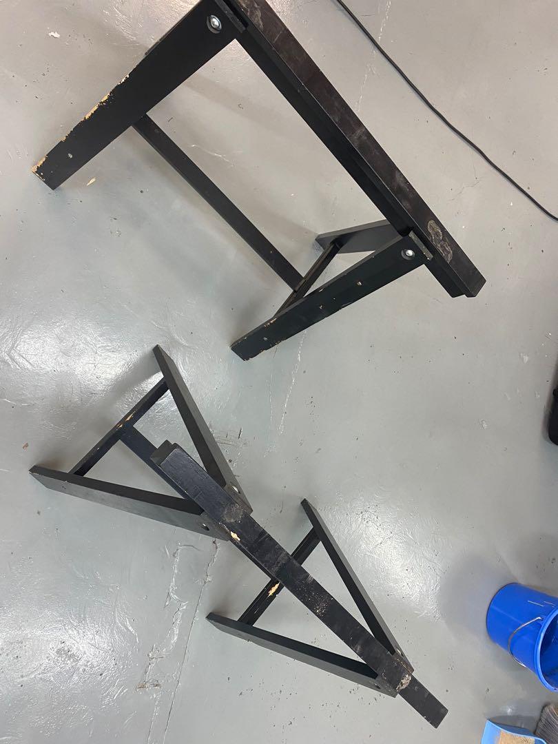 IKEA Black Table Legs 宜家傢俬枱腳, 傢俬＆家居, 傢俬, 其他家居傢俬 Carousell