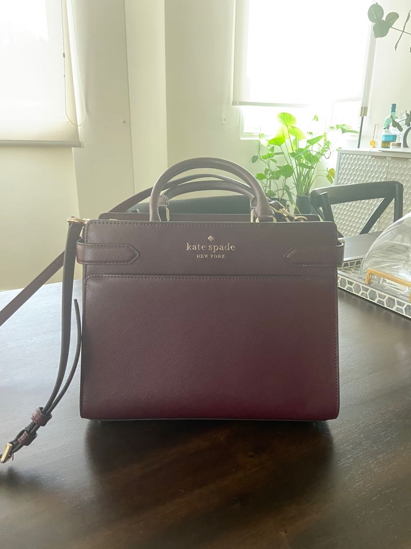 Kate Spade Burgundy Bag convertable crossbody