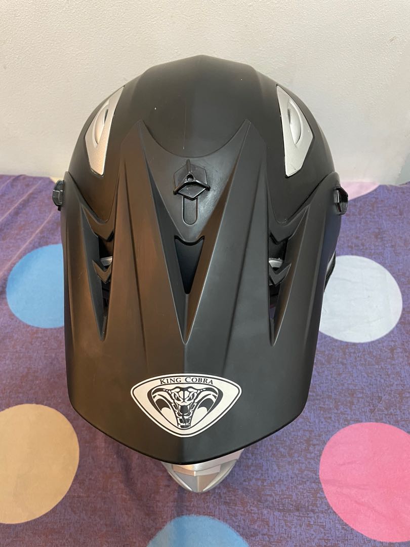 King cobra full face helmet top