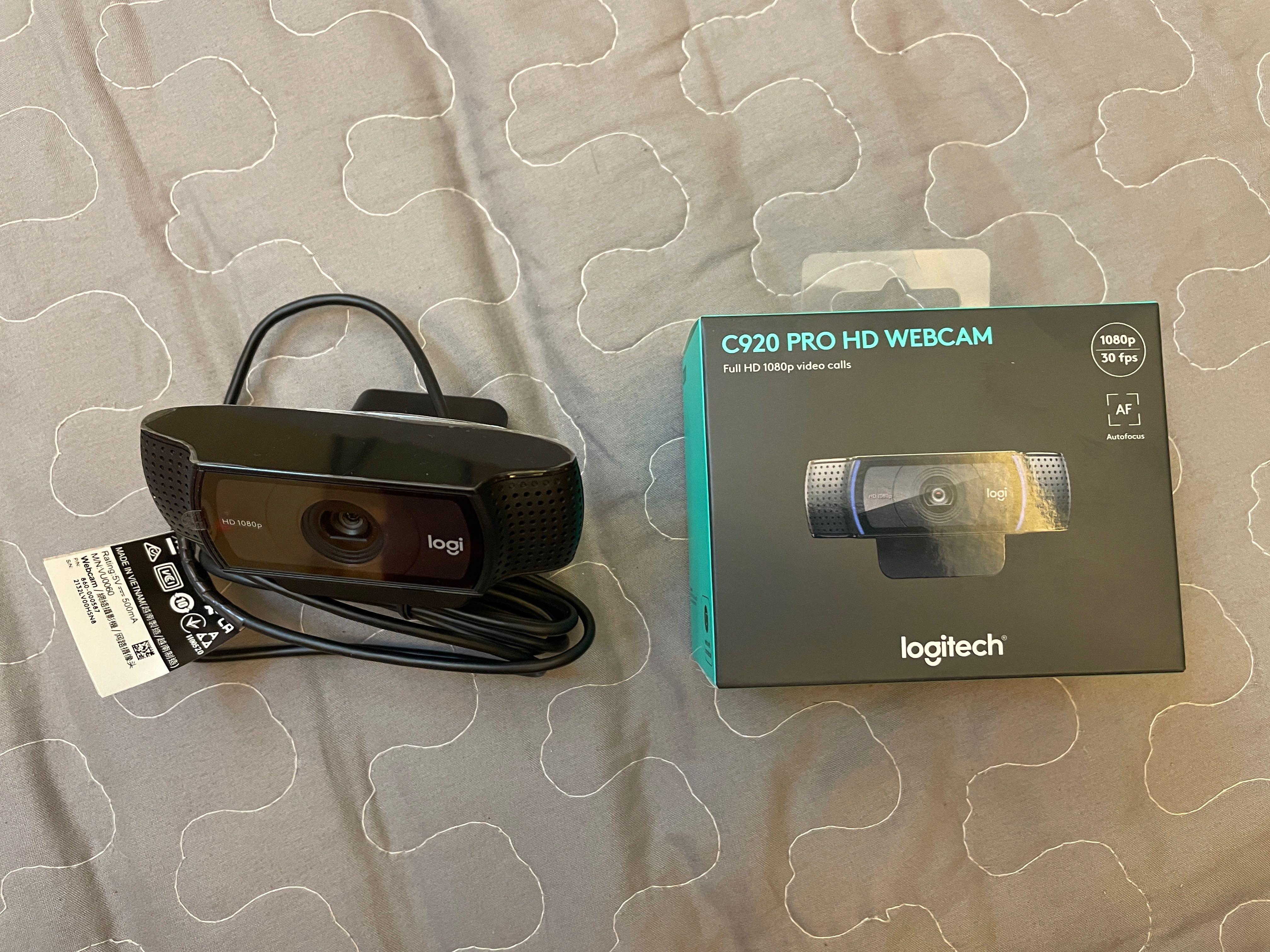 Logitech Logi C920 V-U0060 1080p HD Webcam 