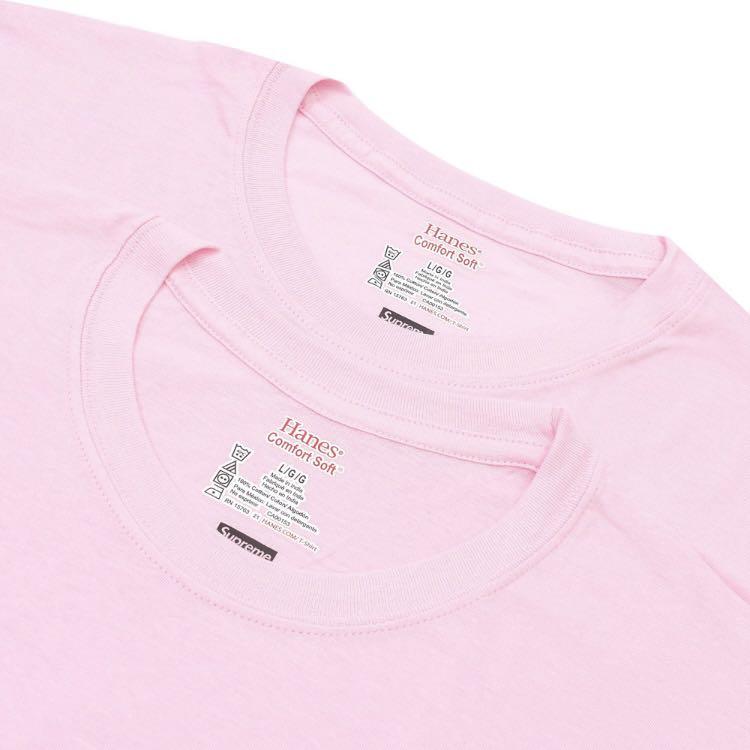 IN STOCK Supreme®/ Hanes® Tagless Tee, Men's Fashion, Tops & Sets