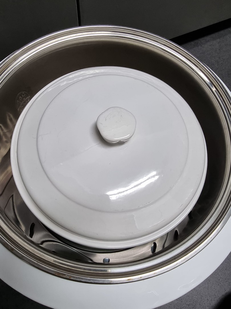 Mayer Electric Double Boiler with ceramic pots, TV & Home Appliances