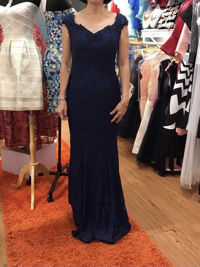 Mermaid style elegant gown, Women's 