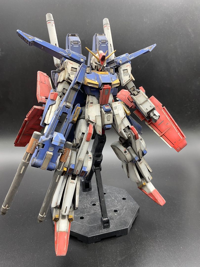 Mg 強化型zz高達zz Gundam Ver Ka 舊化上色完成品 興趣及遊戲 玩具 遊戲類 Carousell