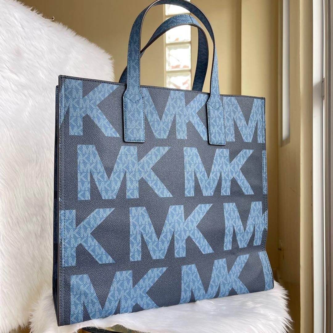 Michael Kors Kenly Tote - Brown Monogram, Luxury, Bags & Wallets on  Carousell