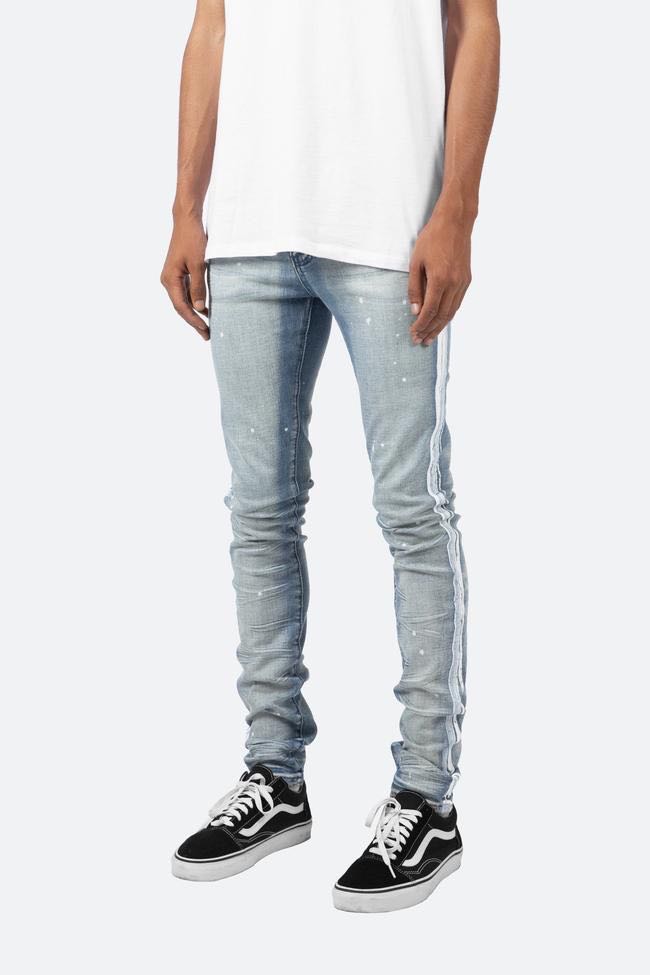 M86 stretch track denim deals