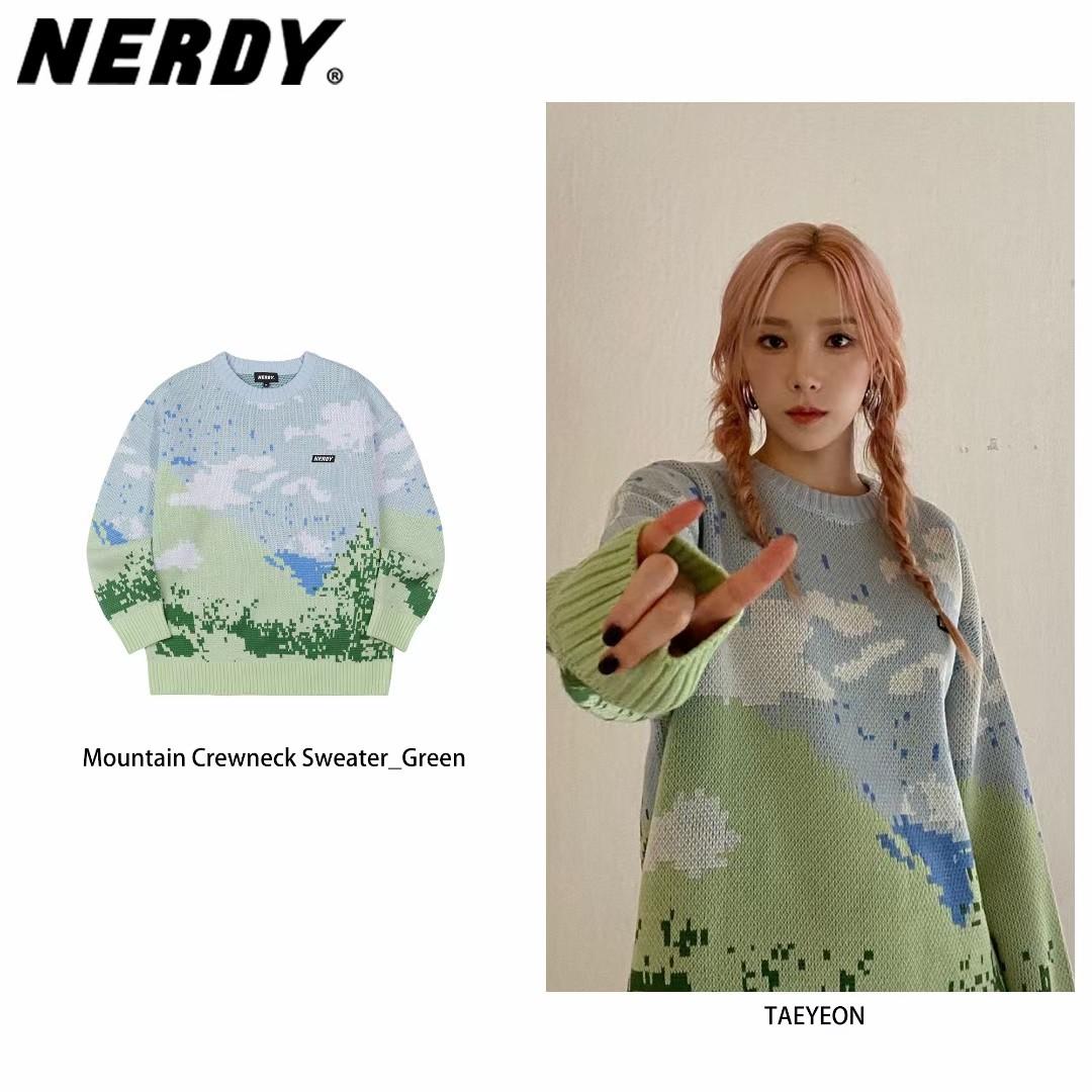 NERDY X TAEYEON 韓國🇰🇷正貨代購[21FW] Mountain Crew Neck Sweater