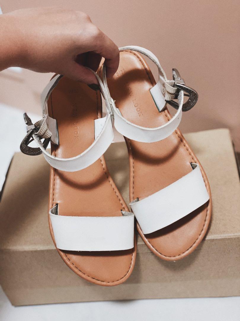 Western buckle sandals outlet