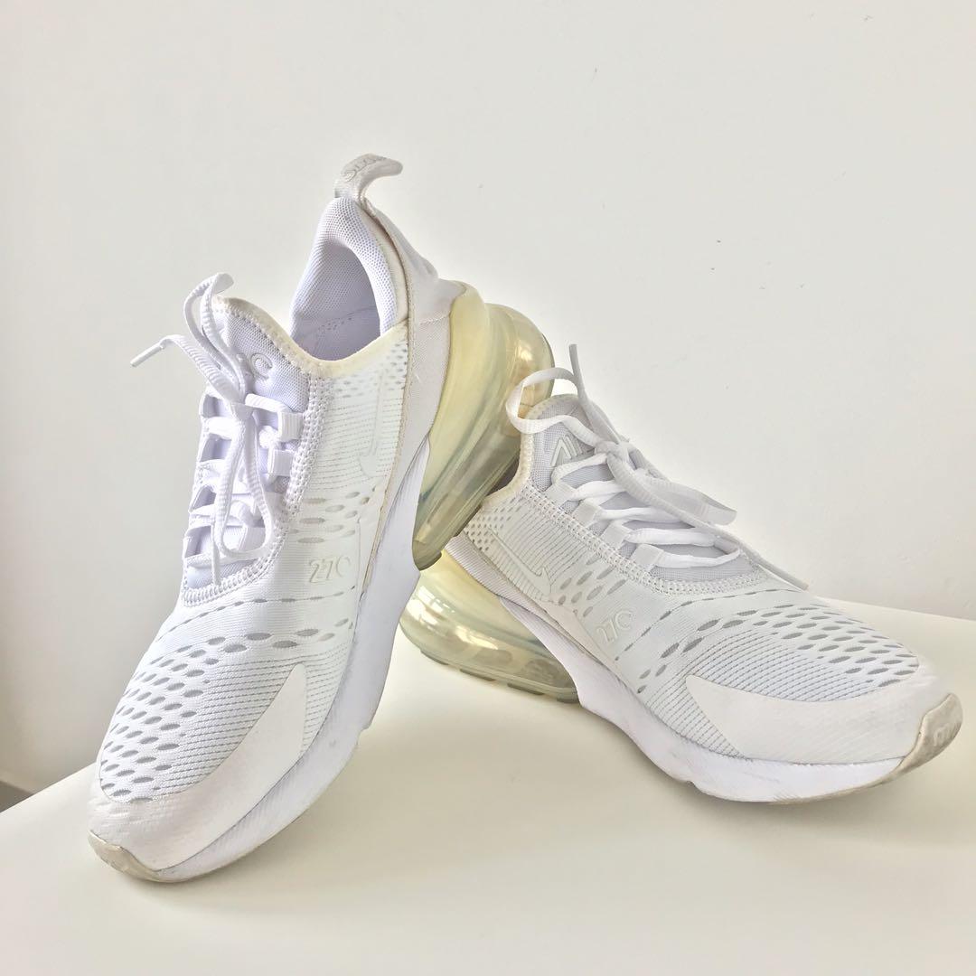 Air max 270 triple white womens hotsell