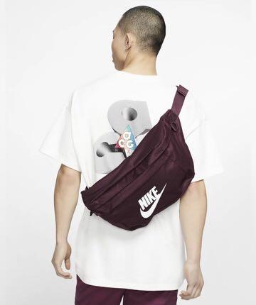 Burgundy nike bag clearance