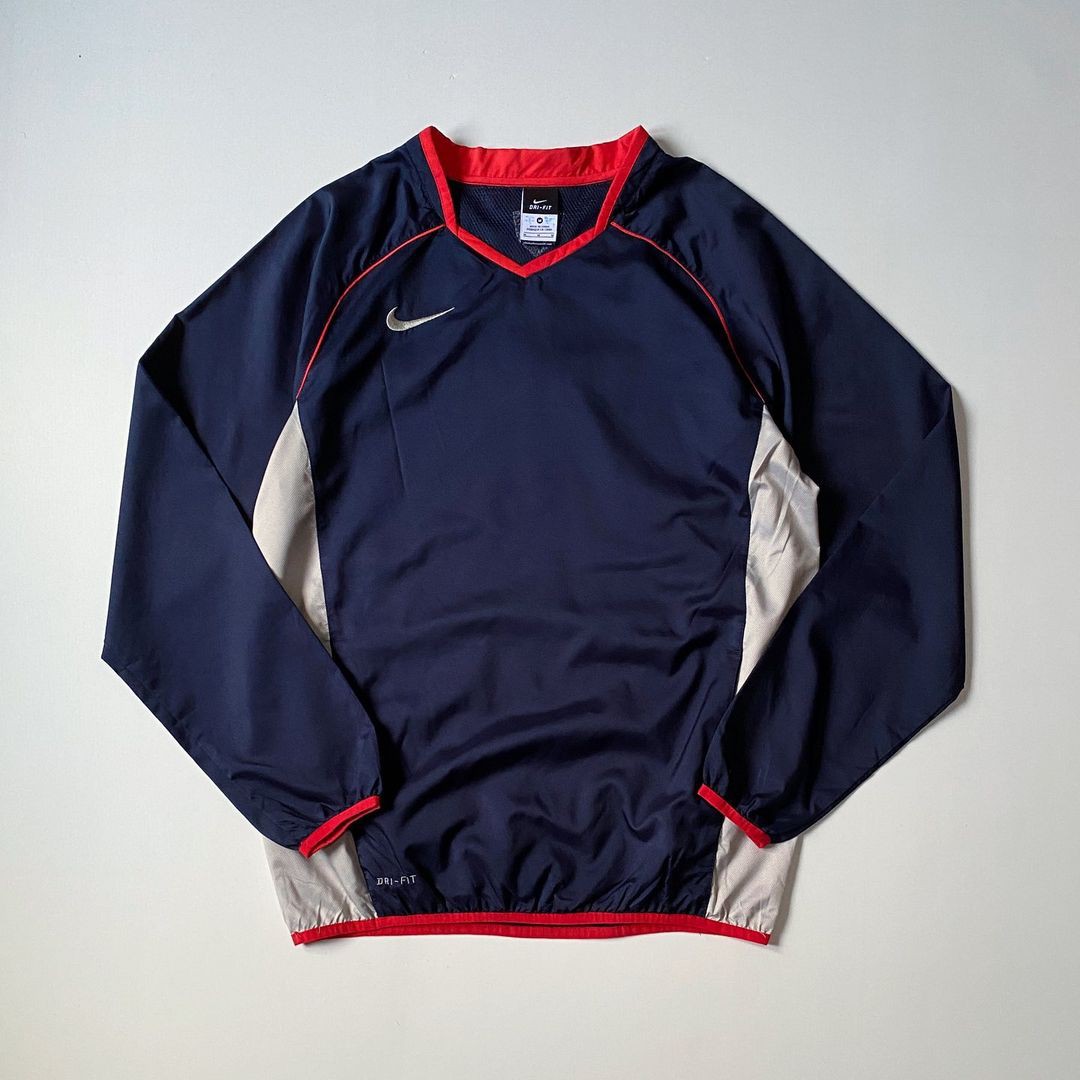 Nike Track Shirt, Fesyen Pria, Pakaian 