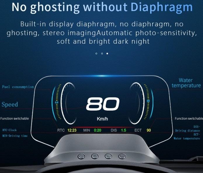 OBD2+GPS Navigation 2021 New Popular Hud C3 Head up Display Auto