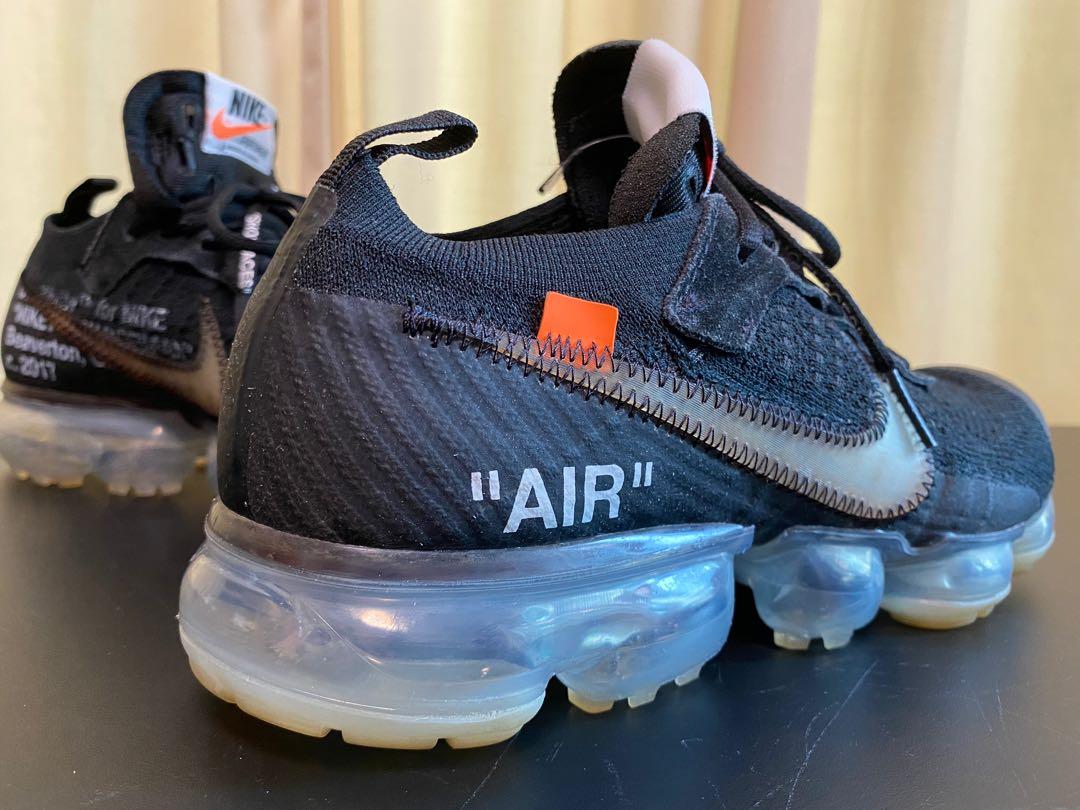 Off-White x Air Vapormax 'part 2' US8.5 EU42 the 10 part 2, Men's Fashion, Sneakers Carousell