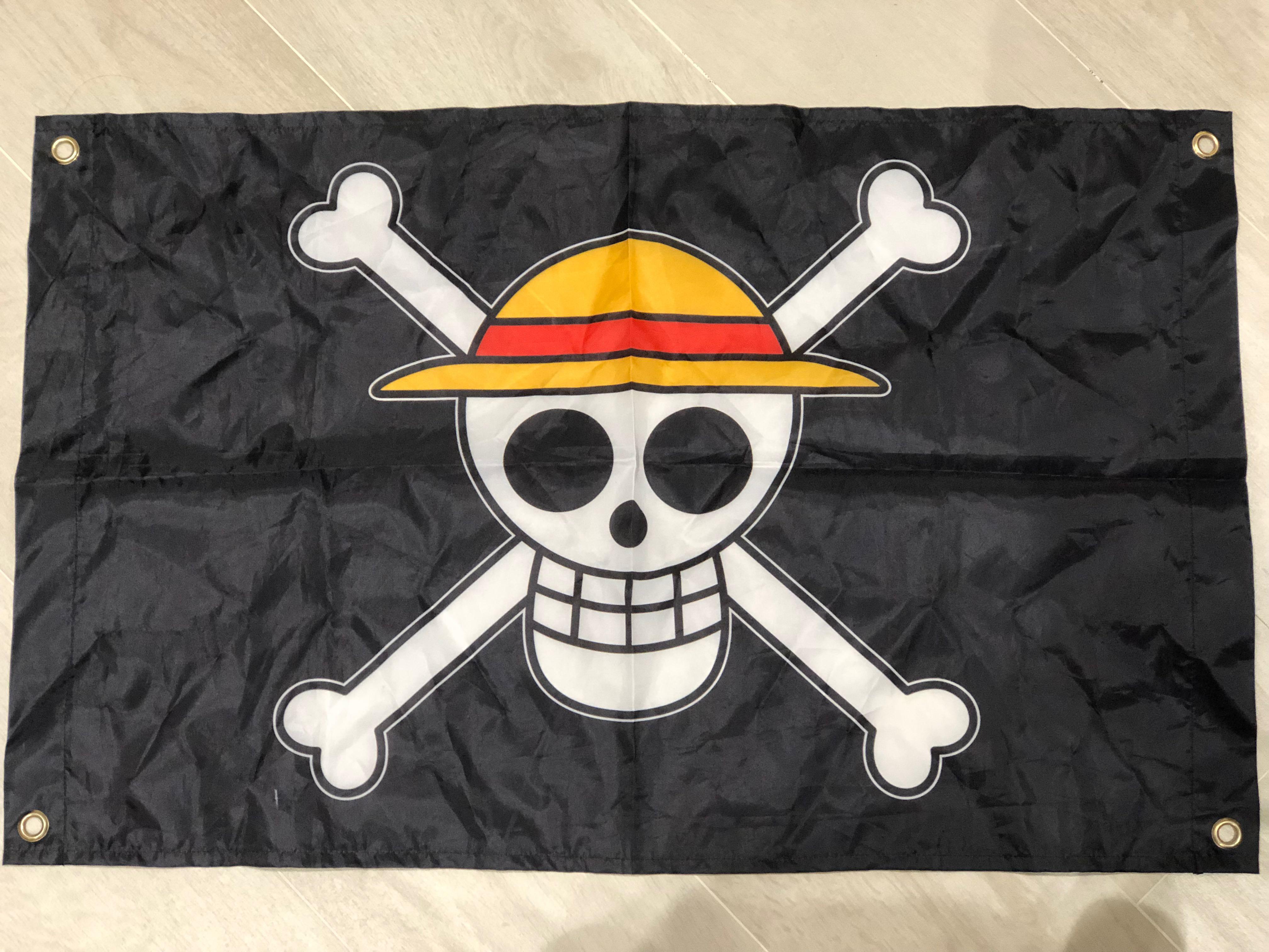 One Piece Flag 海賊王旗 興趣及遊戲 玩具 遊戲類 Carousell