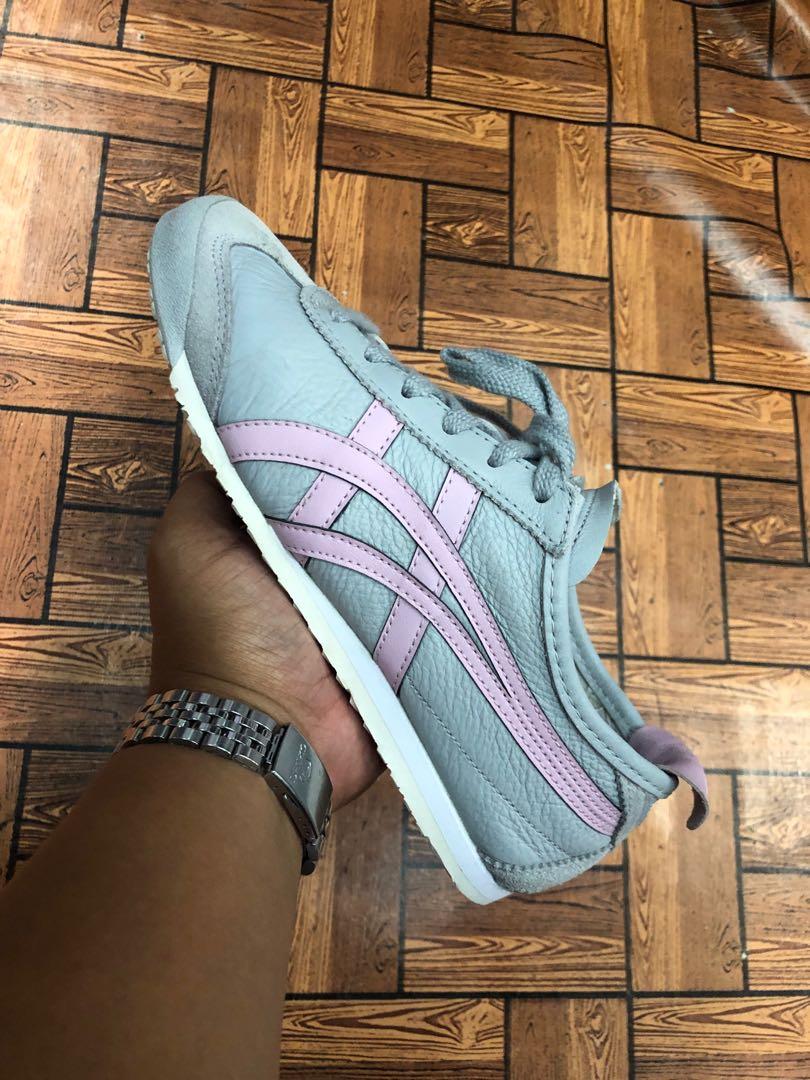 Onitsuka Tiger Midgrey Rose Water Mexico 66 Women s Lthr Shoes 6
