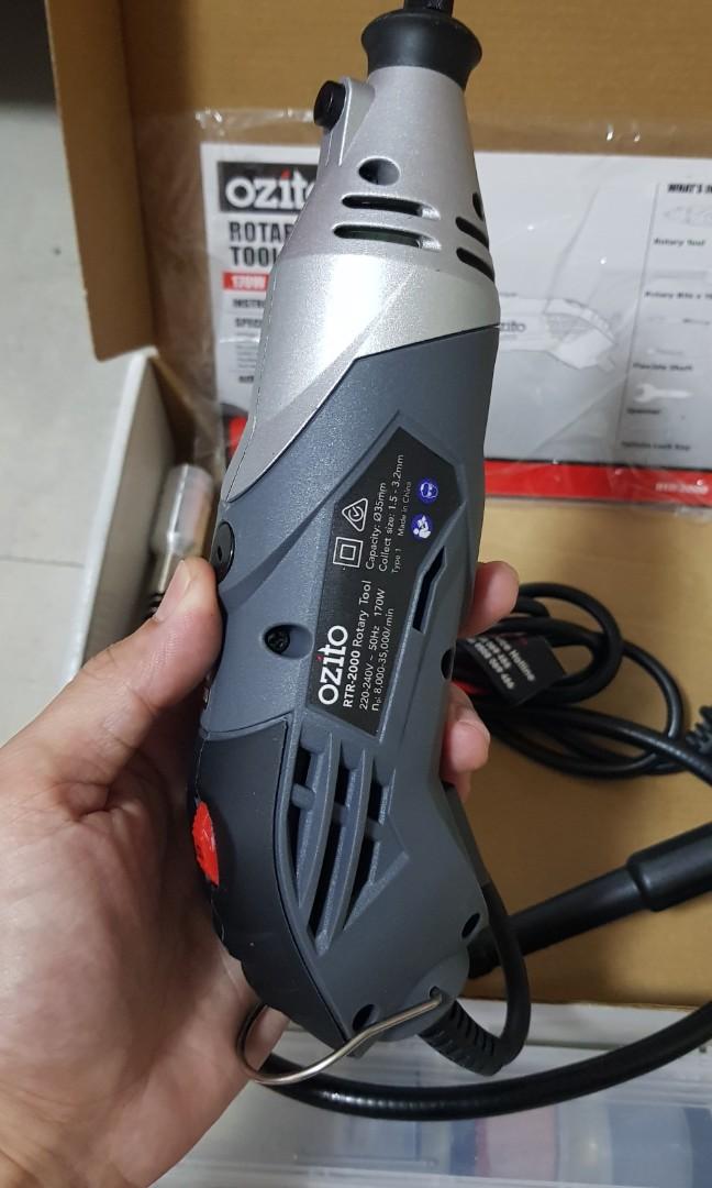 Ozito rotary tool kit with flex shaft, Commercial & Industrial