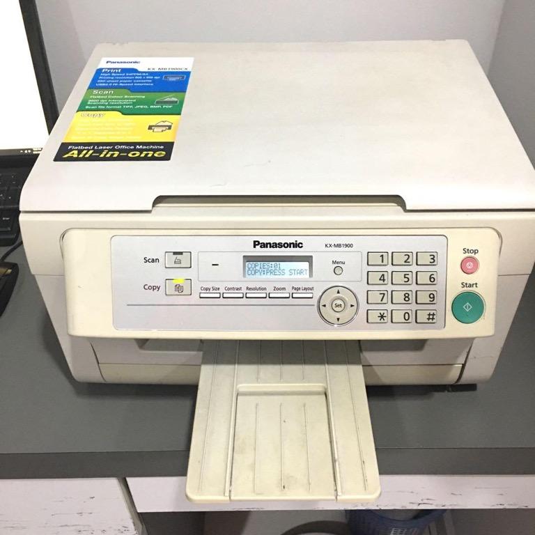 Panasonic KX-MB1900 Laser Multi-Function Printer, Computers & Tech ...