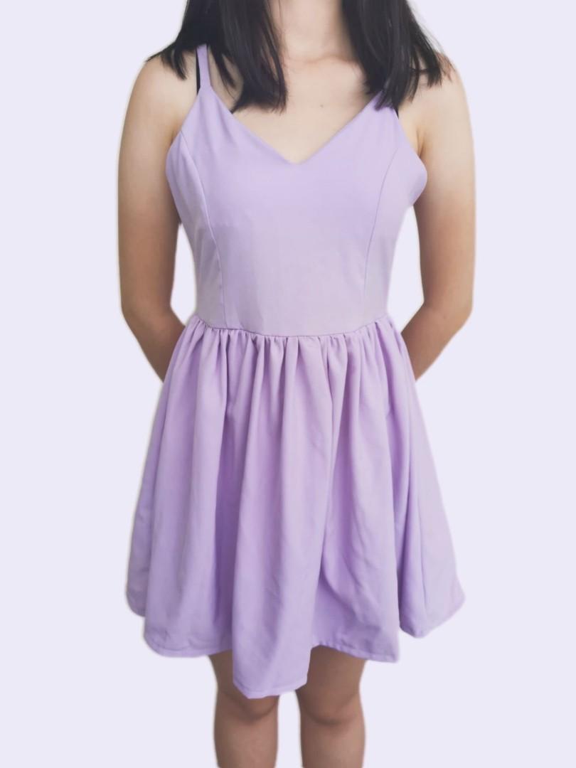 Lavender skater dress best sale