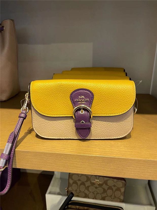 coach kleo crossbody in colorblock