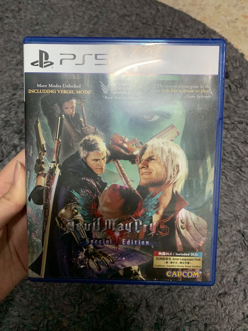 CUSTM REPLACEMENT CASE NO DISC Devil May Cry 5 Special Editin PS5 SEE  DESCRIPTIN 13388580026