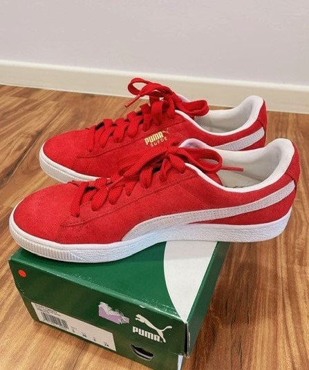 Puma suede clearance classic red