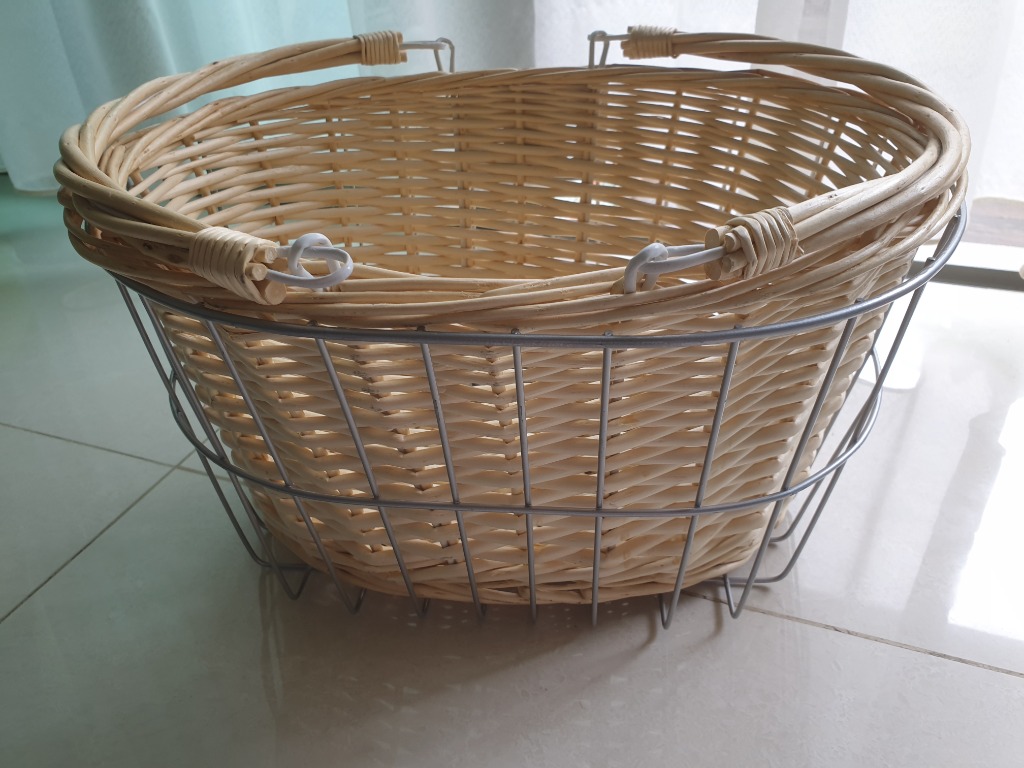 Rattan Bike Basket