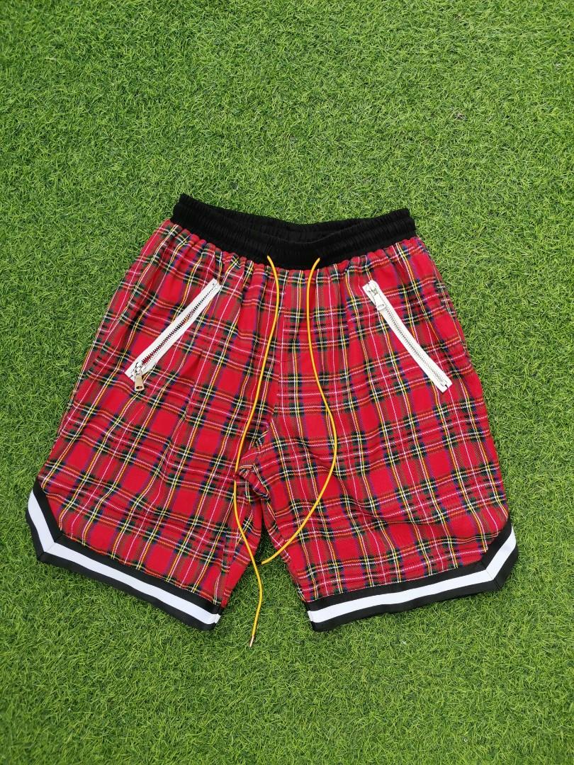 Rhude plaid shorts online