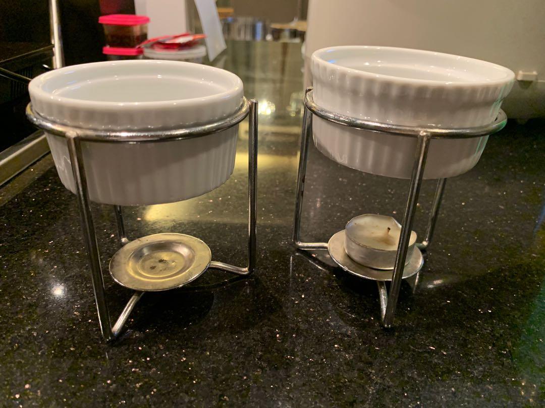 Sauce dish with candle heating stand (Category: Other Kitchenware & Tableware) located in Paranaque City. Submitted by puttouse (Listing ID 1117747018, Image 3). Description: 2 sets, p300/set.