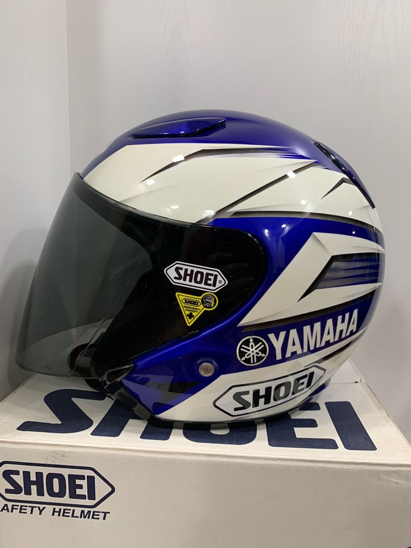 Yamaha helmet blue top