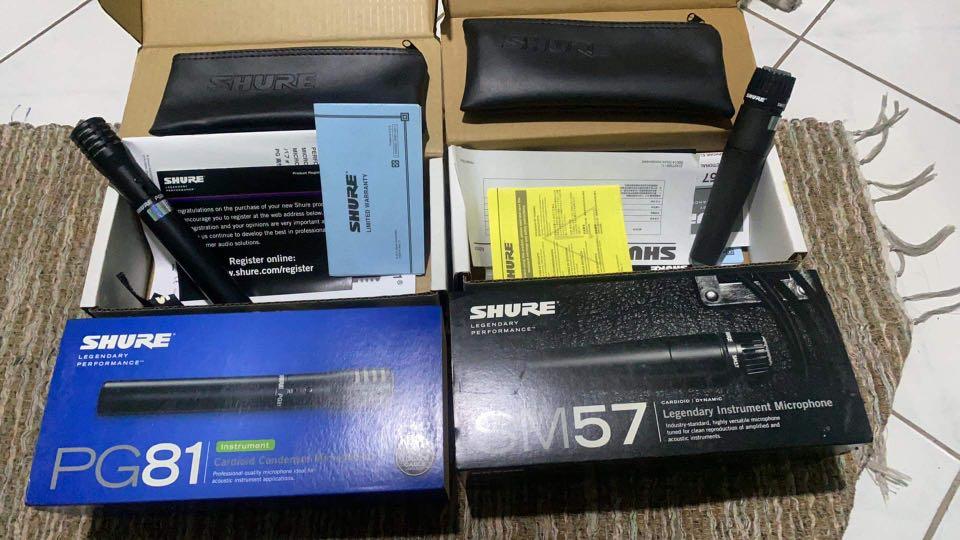 Shure PG81 (Category: Microphones) located in Manila. Submitted by sulitdotcom (Listing ID 1117636578, Image 2). Description: Shure SM57 & PG81 ndi na nagamit pandemic eh! Check nyo nalang one to sawa.