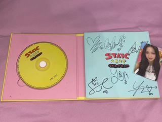 stayc staydom signed album + isa pc