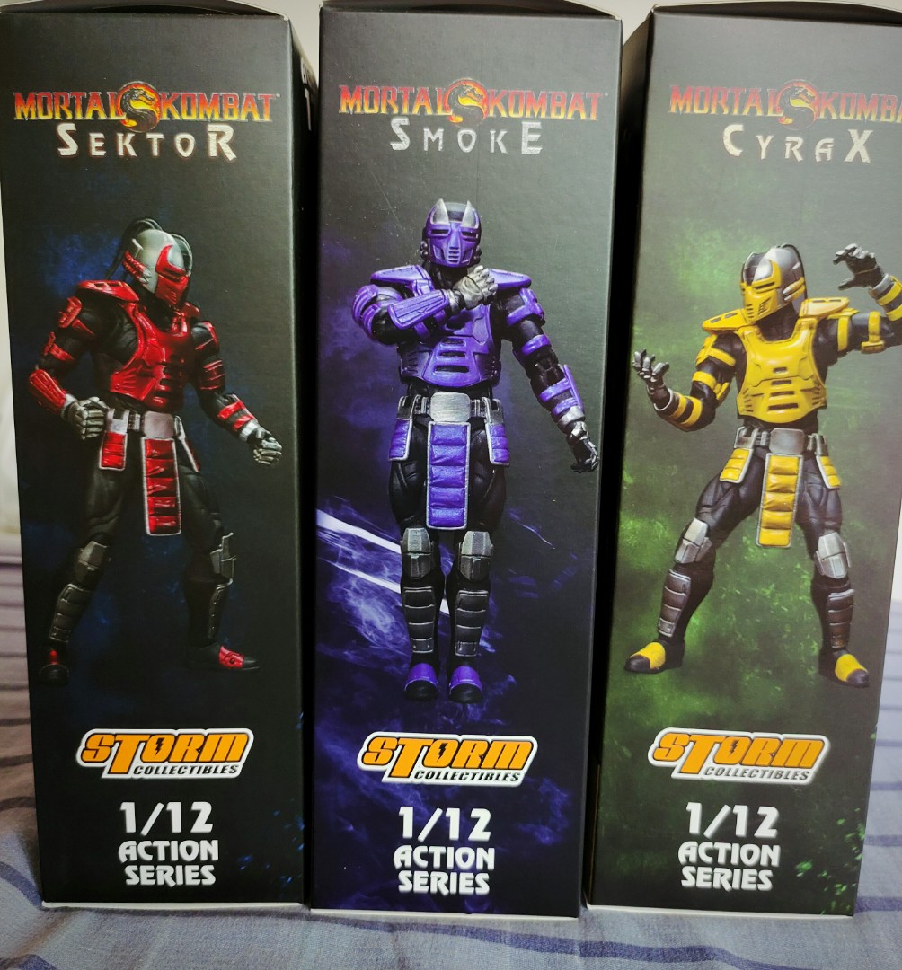 Storm Collectibles Mortal Kombat Cyrax Sektor Smoke Set