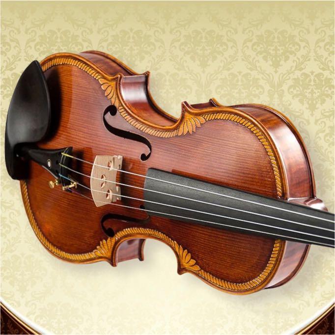 バイオリン Stradivarius 1716モデル 4/4 高級弓2本付属 - 弦楽器