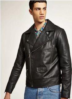 Topman moto leather jacket