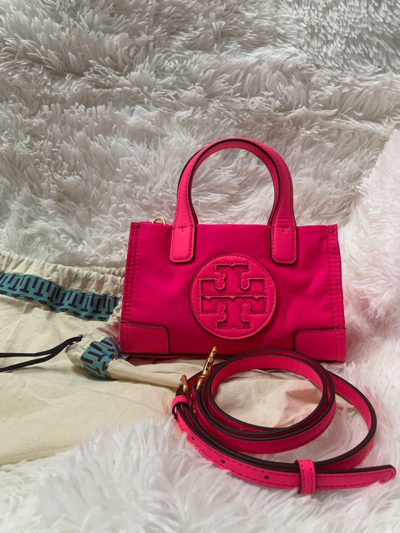 Tory Burch Ella Micro Tote Bag in Pink