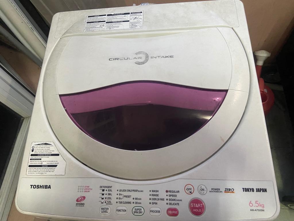 Toshiba Fully Automatic Washing Machine AWA750SM 6.5KG Lavender
