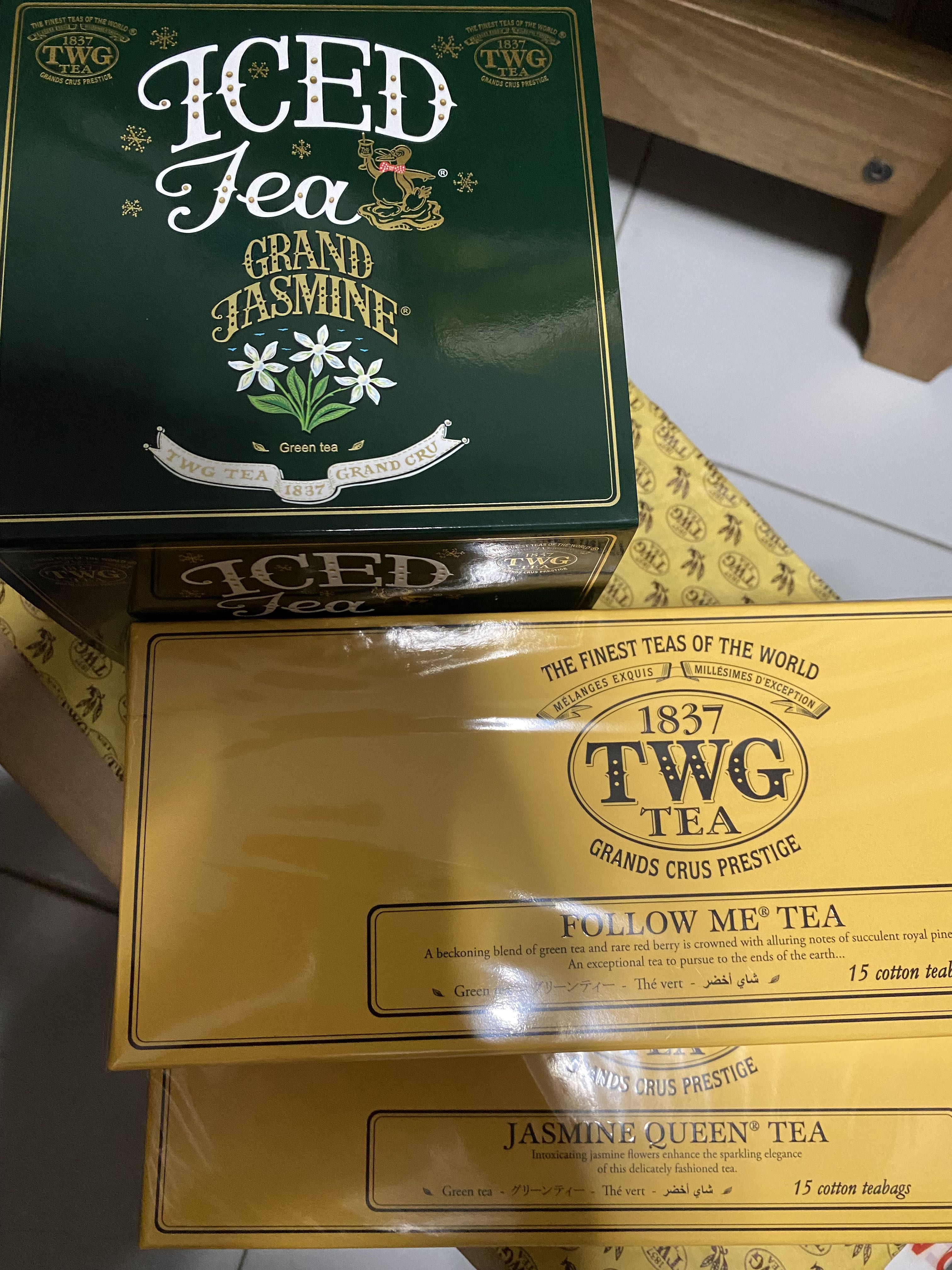 TWG Jasmine Queen Tea and Follow Me Tea, Health & Nutrition, Health