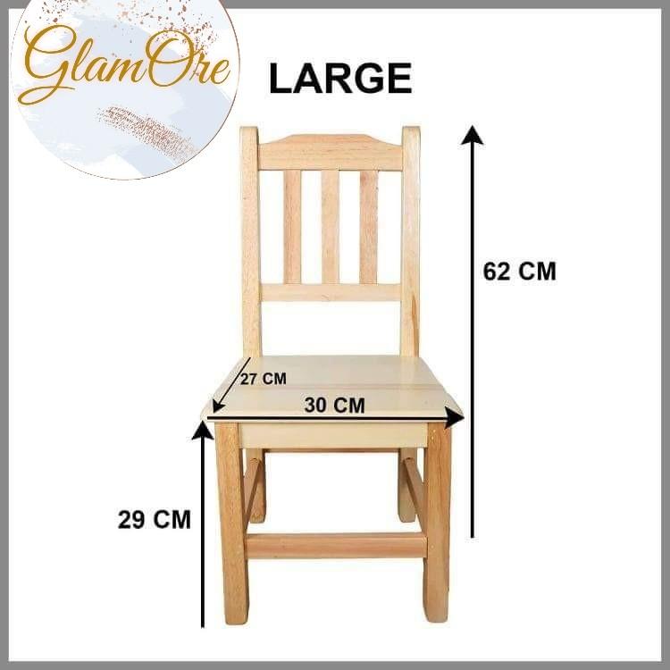 Kids top chair size