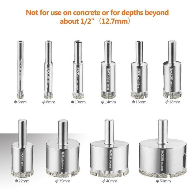 Tacklife diamond drill bit sets sale