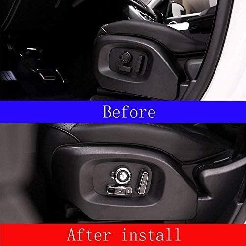 YIWANG ABS Chrome Engine Start Stop Switch Button Cover Trim For Discovery Sport,For Discovery 5,For RangeRover Evoque,For RangeRover Sport,For RangeRover Vogue Black 