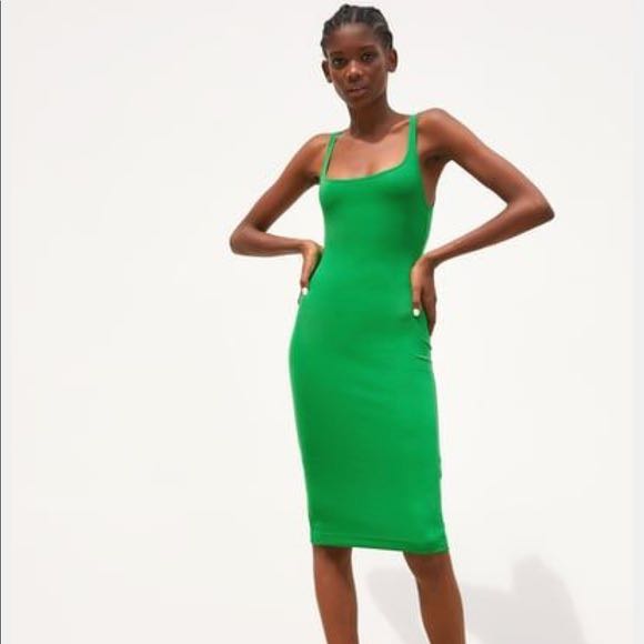 Zara midi bodycon dress cheap