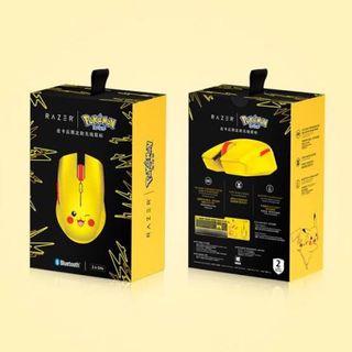 100% ORIGINAL LIMITED EDITION PIKACHU RAZER WIRELESS GAMING MOUSE Razer Pokémon Pikachu Limited Thornscale Viper Wireless Bluetooth Dual Mode Gaming Mouse