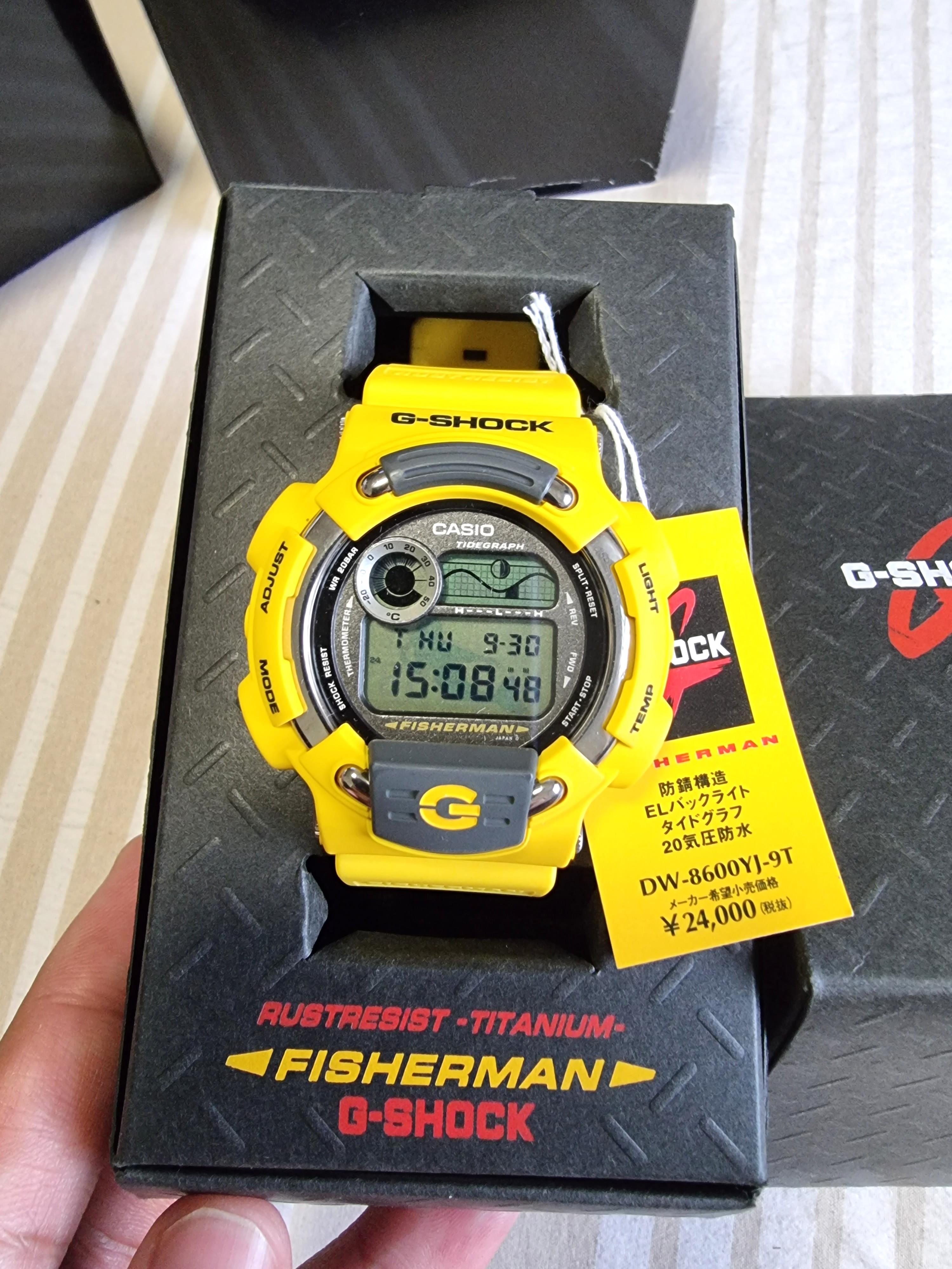 🔥 💯 Authentic ⚠️ CASIO G-SHOCK / GSHOCK x FISHERMAN DW-8600YJ