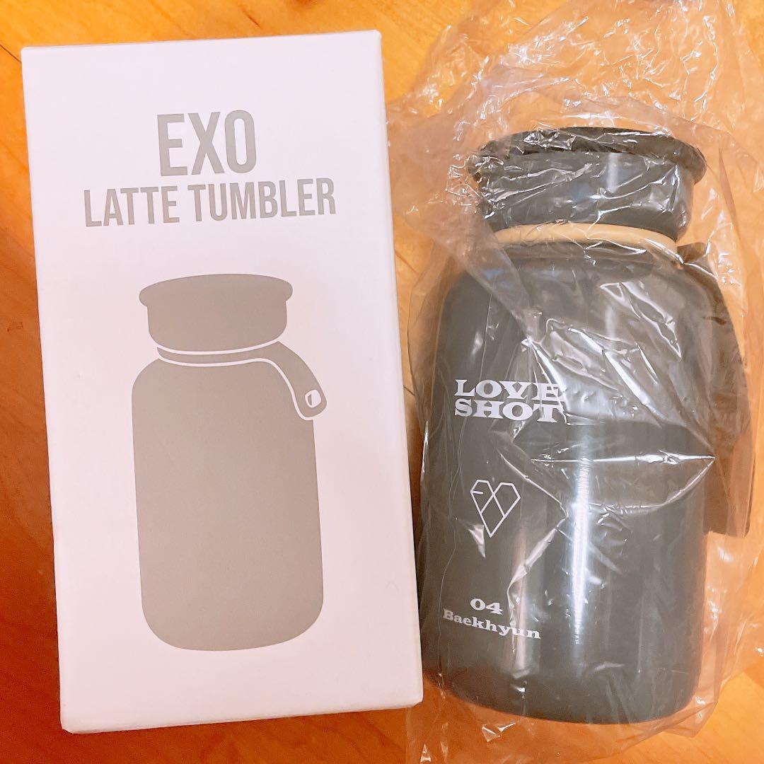 代友出] EXO BAEKHYUN Latte Tumbler 伯賢周邊水樽, 興趣及遊戲